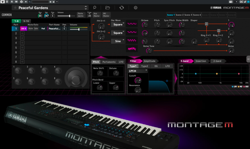 Yamaha Montage M ESP_合成器-音频捌玖资源网