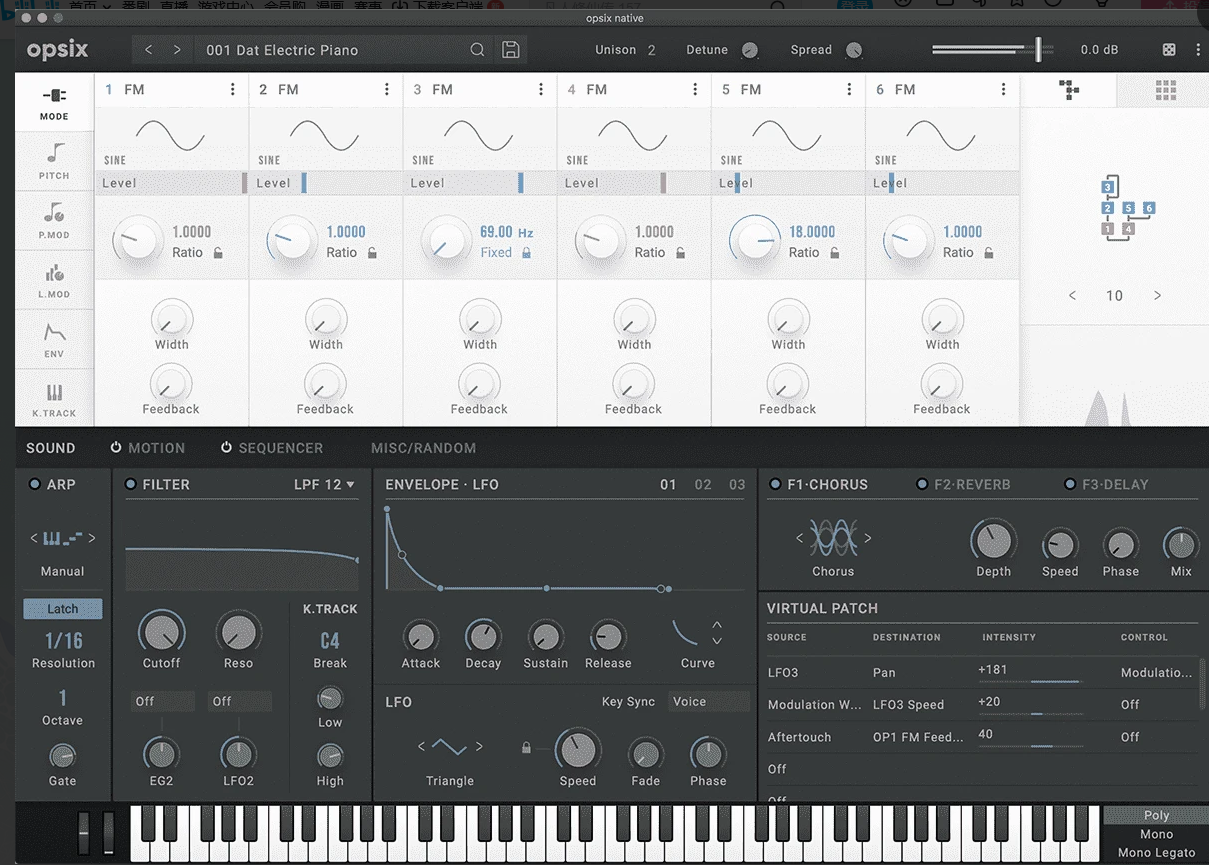 KORG Opsix Native_合成器-音频捌玖资源网