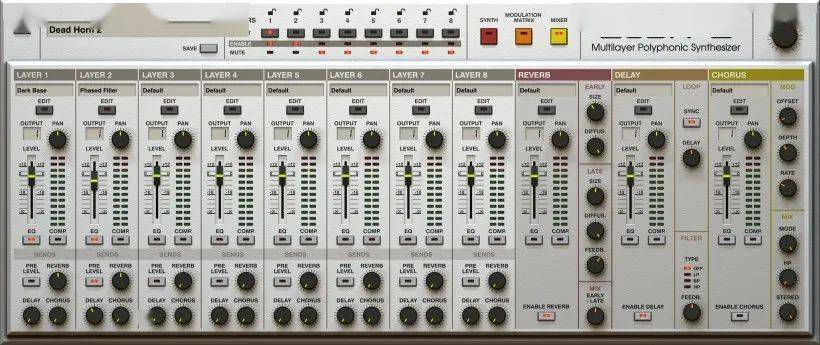 Roland SH-101 D16 Group Lush_合成器-音频捌玖资源网