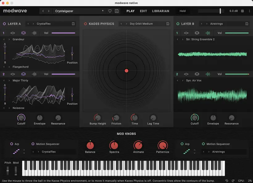 KORG – Modwave Native合成器-音频捌玖资源网