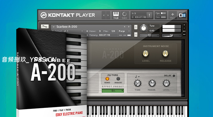 Native Instruments Scarbee A-200完美前卫的电钢琴-音频捌玖资源网