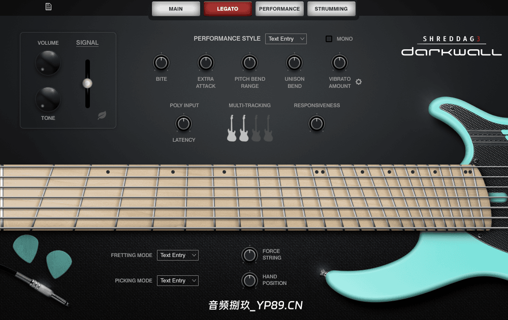 Impact Soundworks – Shreddage 3.5 Darkwall贝斯-音频捌玖资源网