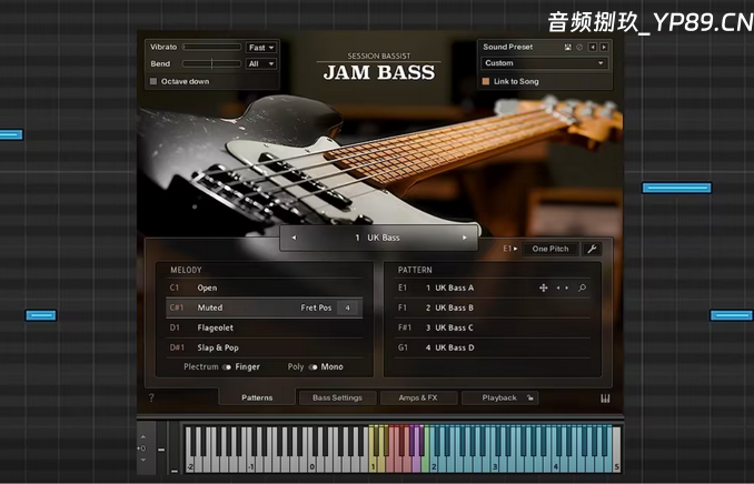 Native Instruments – Session Bassist Jam Bass-音频捌玖资源网
