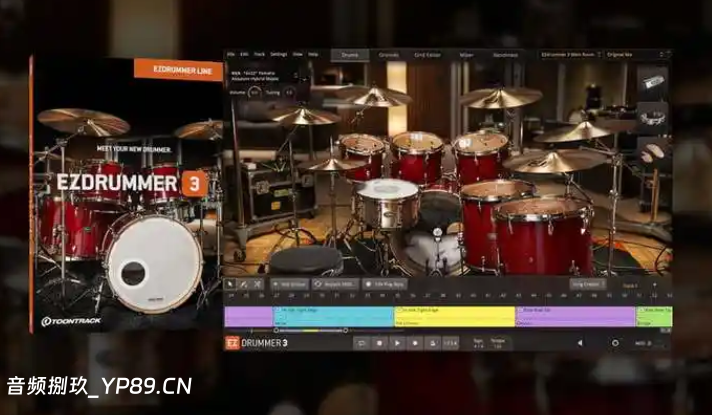 Toontrack EZdrummer v3鼓组-音频捌玖资源网