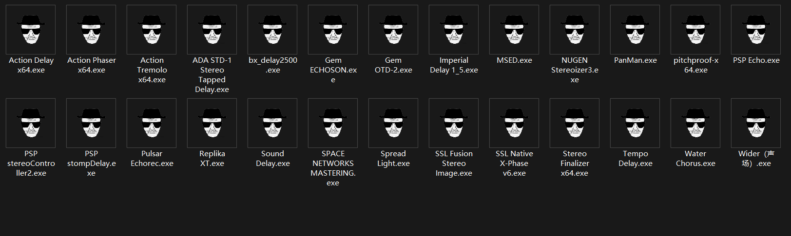 单个空间类混响（delay、和声、合唱、声场、移相）插件，26个一键安装插件-音频捌玖资源网