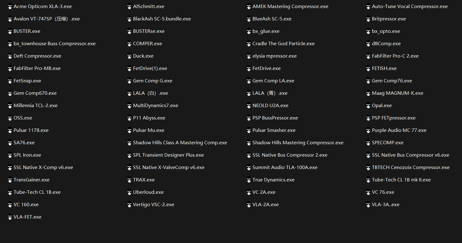 【动态压缩类效果器】音频插件，69个一键安装激活，可选择无需会员、高速下载-音频捌玖资源网